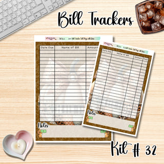 Kit 32    Full Page Bill Tracker