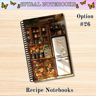 # 26   Fall Kitchen   RECIPE Spiral Bound Notebooks