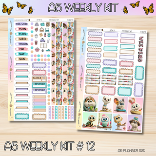 Kit # 12 A5 Weekly Kits