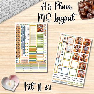 Kit 31       A5 Plum Paper ME Layout