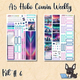 Kit # 6    A5 Hobonichi Cousin Weekly Kit