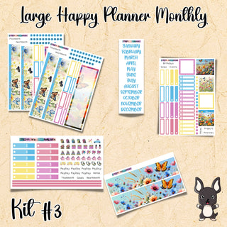 Kit # 3   Large Happy Planner ANY Monthly Kit