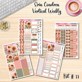 Kit 11       Erin Condren Vertical Planner Weekly Kit