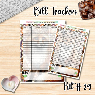 Kit 29    Full Page Bill Tracker