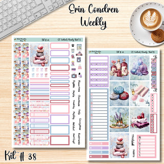 Kit 38       Erin Condren Weekly ( Vertical and Hourly)