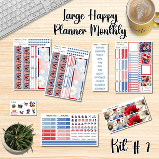 Kit # 7   Large Happy Planner ANY Monthly Kit