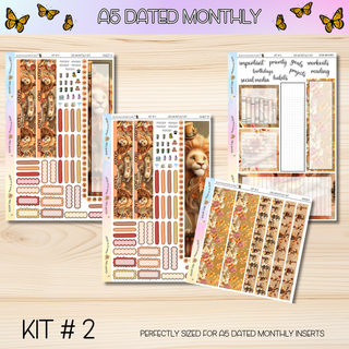 Kit # 2 A5 DATED Any Month Monthly Kits