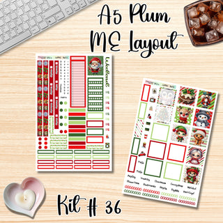 Kit 36      A5 Plum Paper ME Layout