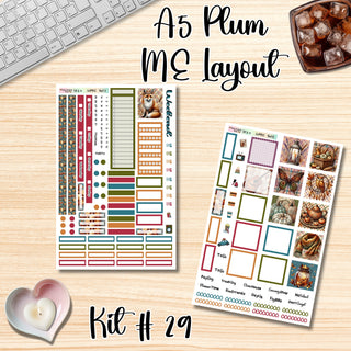 Kit 29       A5 Plum Paper ME Layout