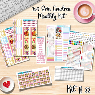 Kit 22       7x9 Erin Condren ANY Month Planner Kit