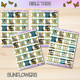 SUNFLOWERS     BIBLE TABS
