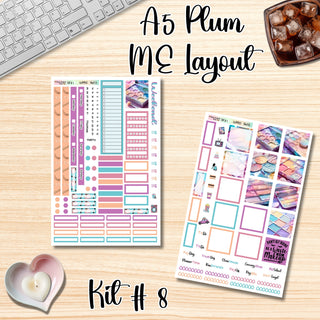 Kit # 8       A5 Plum Paper ME Layout