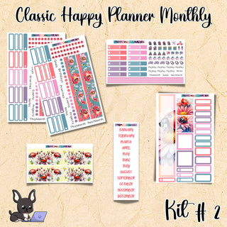 Kit # 2        Classic Happy Planner ANY Monthly Kit