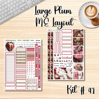 Kit 41      Large Plum Paper ME Layout