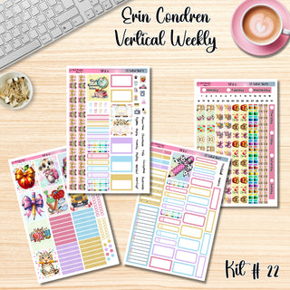 Kit 22       Erin Condren Vertical Planner Weekly Kit