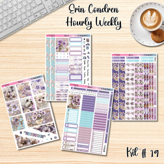 Kit 19       Hourly Erin Condren Weekly