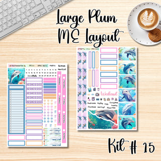 Kit 15        Large Plum Paper ME Layout