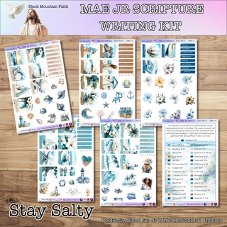 MAE JR. Stay Salty Scripture Writing Kit - Horizontal Weekly Kit