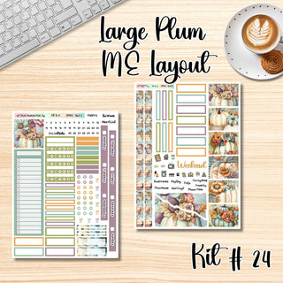 Kit 24      Large Plum Paper ME Layout