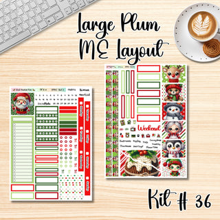 Kit 36      Large Plum Paper ME Layout