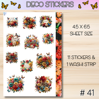 DECO STICKERS # 41