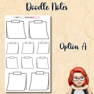 Doodle Notes Option A      Universal for any Planner or Journal