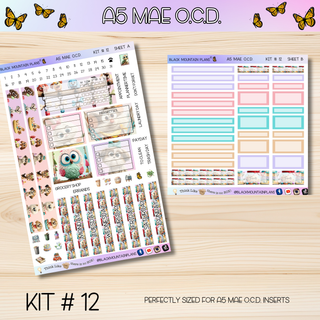 Kit # 12  A5 MAE O.C.D. (Organized Compact Dashboard)