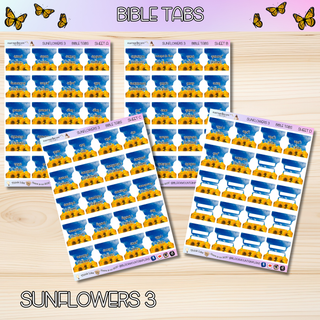 SUNFLOWERS 3     BIBLE TABS