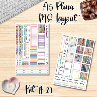 Kit 21       A5 Plum Paper ME Layout