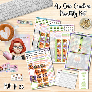 Kit 26        A5 Erin Condren ANY Month Planner Kit