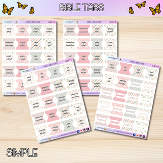 SIMPLE       BIBLE TABS