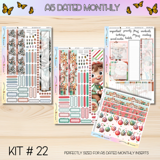 Kit # 22 A5 DATED Any Month Monthly Kits