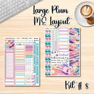 Kit # 8        Large Plum Paper ME Layout