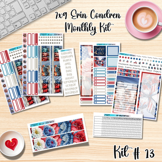 Kit 13       7x9 Erin Condren ANY Month Planner Kit