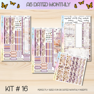 Kit # 16 A5 DATED Any Month Monthly Kits