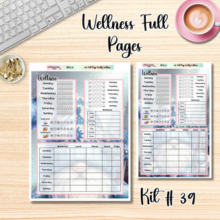 Kit 39        Wellness Full Page Trackers