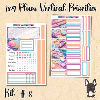 Kit # 8          Plum Paper Vertical Priorities