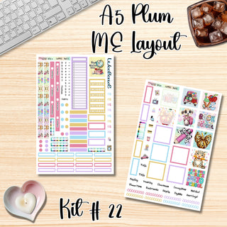 Kit 22       A5 Plum Paper ME Layout