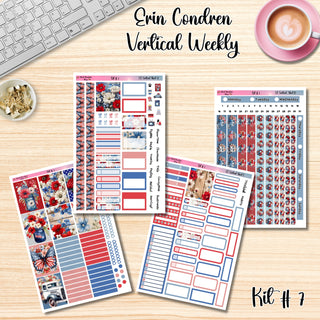 Kit # 7       Erin Condren Vertical Planner Weekly Kit