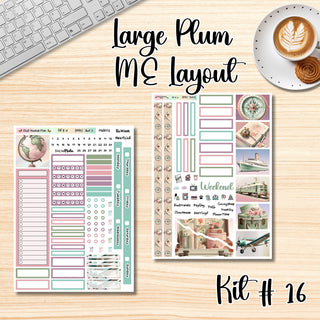 Kit 16        Large Plum Paper ME Layout