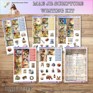 MAE JR. Daily Life Scripture Writing Kit - Horizontal Weekly Kit