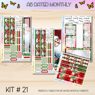 Kit # 21 A5 DATED Any Month Monthly Kits