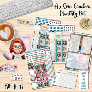 Kit 17        A5 Erin Condren ANY Month Planner Kit