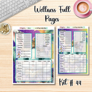 Kit 44      Wellness Full Page Trackers