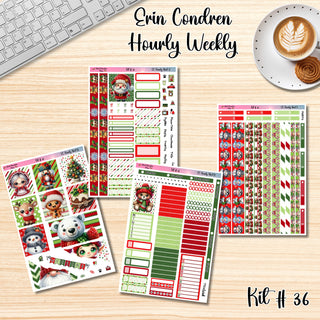 Kit 36       Hourly Erin Condren Weekly