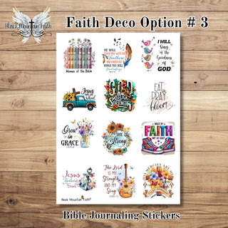 Faith Deco Sticker Full Sheets # 3
