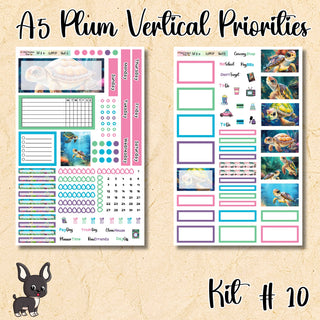 Kit 10       A5 Plum Paper Vertical Priorities