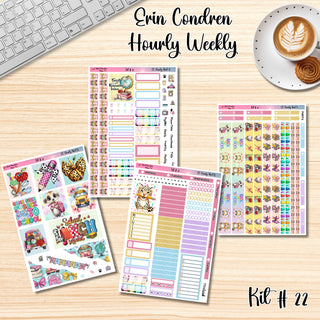 Kit 22       Hourly Erin Condren Weekly