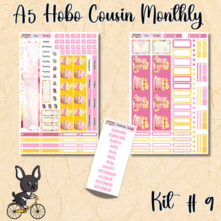 Kit # 9    A5 Hobonichi Cousin ANY Monthly Kit