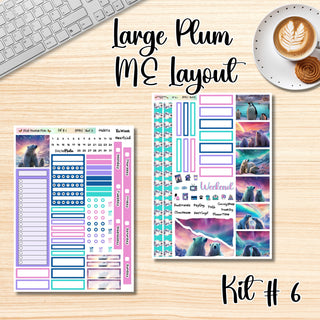 Kit # 6        Large Plum Paper ME Layout